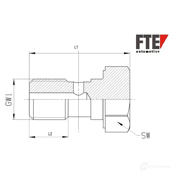 Перепускной болт FTE 603667 A0023 4028569006659 RI 8NA