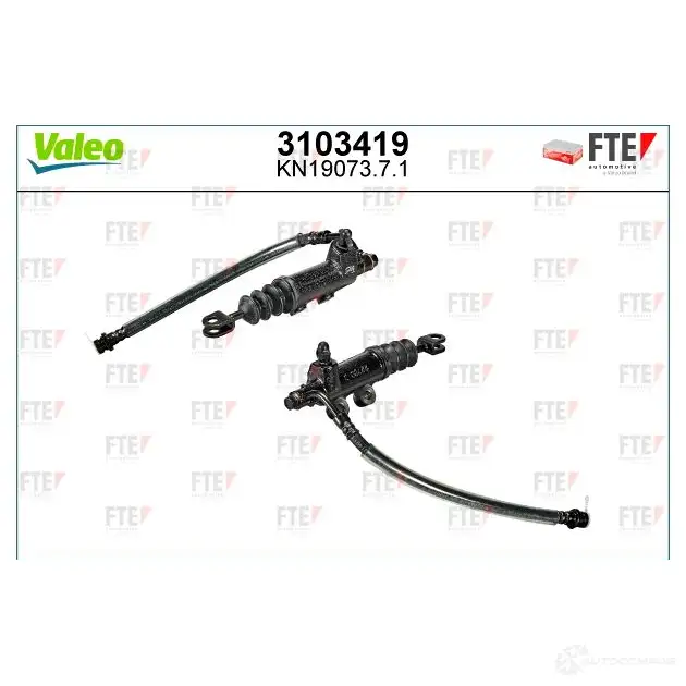 Рабочий цилиндр сцепления FTE 1437423887 T4 FKNMM 3103419