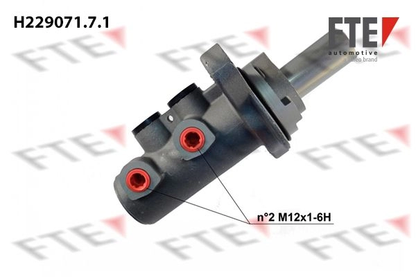 Главный тормозной цилиндр FTE IL 8L2K H229071.7.1 1440289047 изображение 0