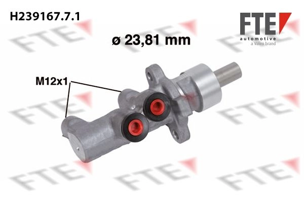 Главный тормозной цилиндр FTE CPFCU4 C H239167.7.1 1440289050