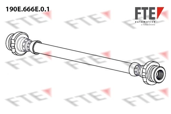 Тормозной шланг FTE 1440289260 GEV LL 190E.666E.0.1 изображение 0