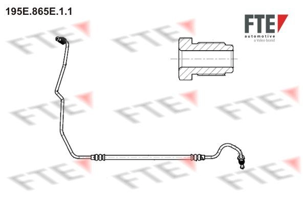 Тормозной шланг FTE F7FA 3 1440289262 195E.865E.1.1 изображение 0