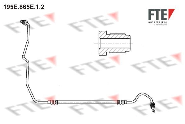 Тормозной шланг FTE 195E.865E.1.2 1440289263 OIXY9 AE изображение 0