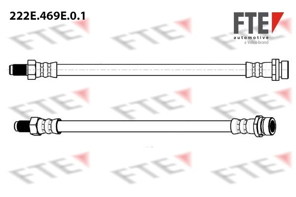 Тормозной шланг FTE MX9R MNL 1440289270 222E.469E.0.1 изображение 0