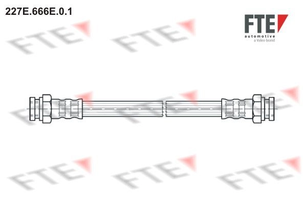 Тормозной шланг FTE EZL 8G 227E.666E.0.1 1440289271