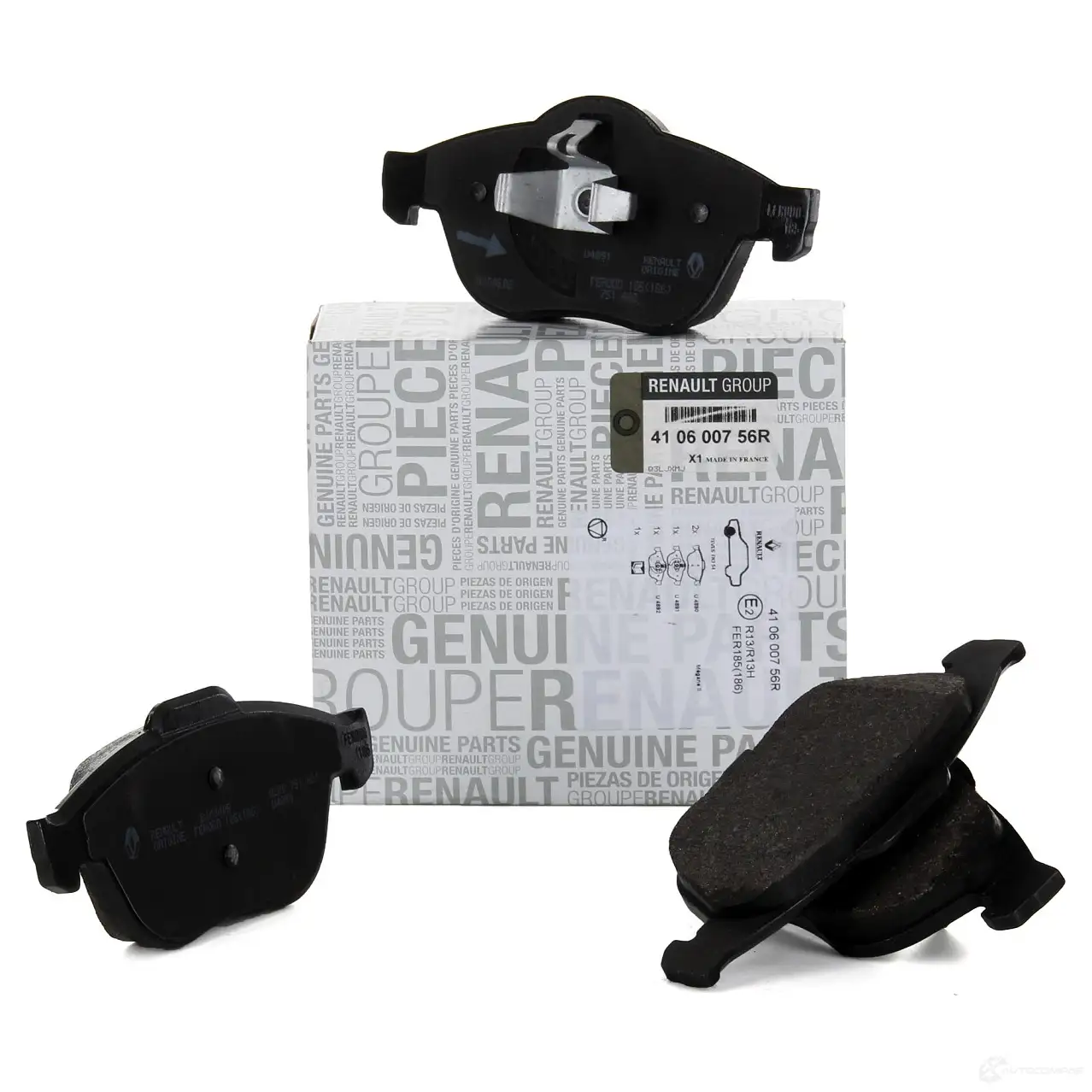 Тормозные колодки дисковые, передние RENAULT 8VSGWH 7 41 06 007 56R 21623840 - Изображение 1
