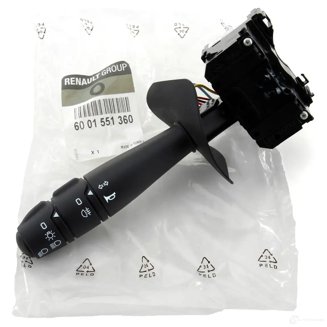 Оригинальный подрулевой переключатель поворотников DUSTER LOGAN SANDERO RENAULT 28075114 A NAHDT 6001551360 - Изображение 1