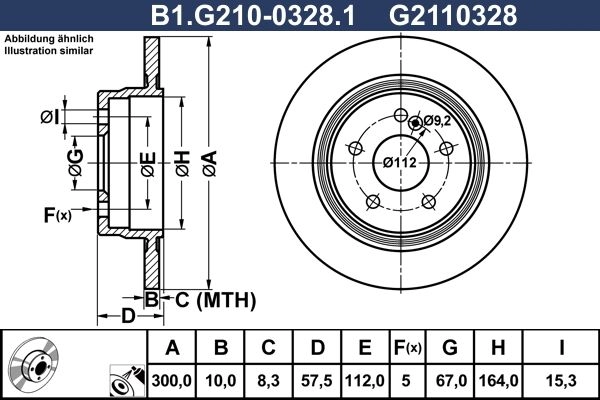 Тормозной диск GALFER JATY T B1.G210-0328.1 1440635988 изображение 0