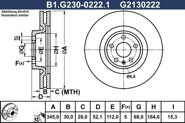 Тормозной диск GALFER B1.G230-0222.1 1440636241 237 49 изображение 0