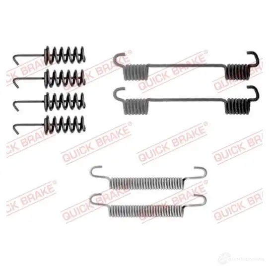 Ремкомплект колодок ручника QUICK BRAKE 1437696846 1050775 81VUG OP