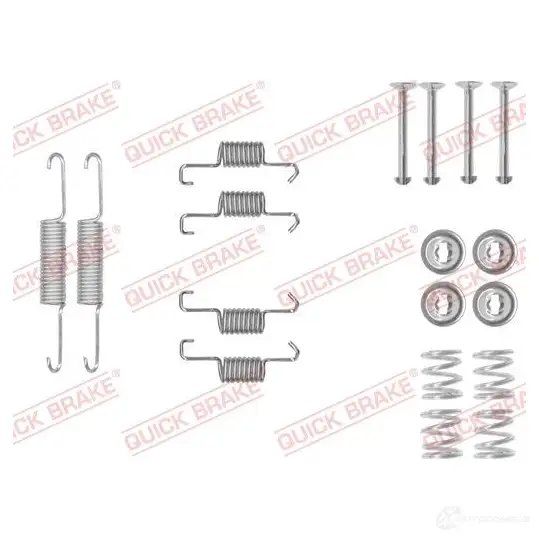 Ремкомплект колодок ручника QUICK BRAKE 1050011 87 O1BX 1437697476