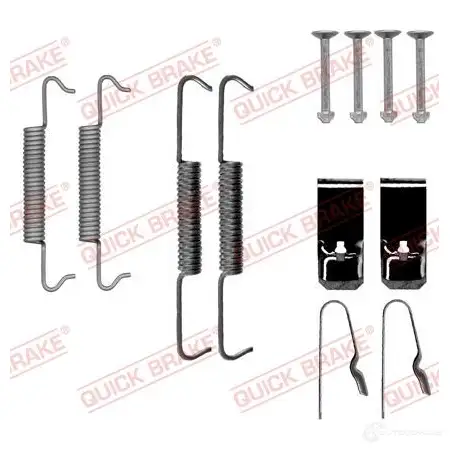 Ремкомплект колодок ручника QUICK BRAKE 1437696955 W80W UB 1050027