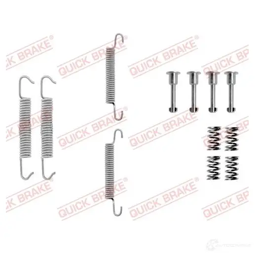 Ремкомплект колодок ручника QUICK BRAKE 1050621 1437696988 X3 TH6M