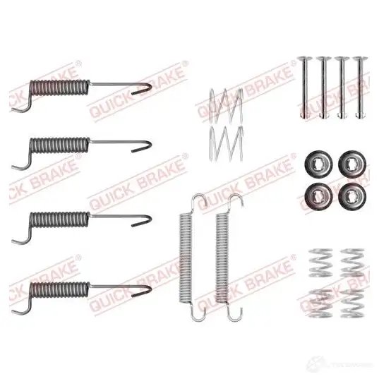 Ремкомплект колодок ручника QUICK BRAKE 3SNWA N1 1050047 1437697001