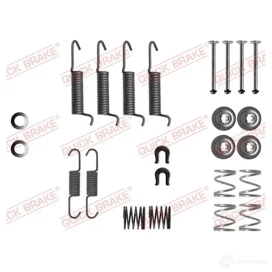 Ремкомплект колодок ручника QUICK BRAKE 1437696958 QGBH N 1050016