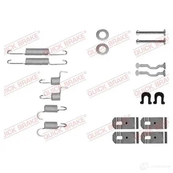 Ремкомплект колодок ручника QUICK BRAKE 8NYF YMG 1050028 1437696947