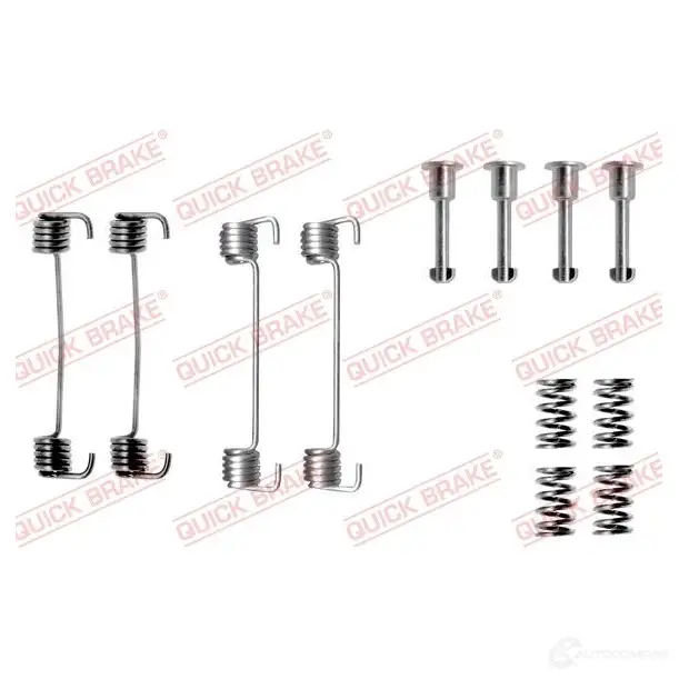 Ремкомплект колодок ручника QUICK BRAKE 1050620 486H JDK 1437696949