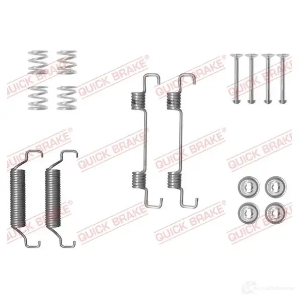 Ремкомплект колодок ручника QUICK BRAKE OH5 RB 1050052 1437696966