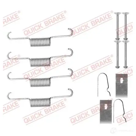 Ремкомплект колодок ручника QUICK BRAKE 1050884 FVZNLD 9 1437697474