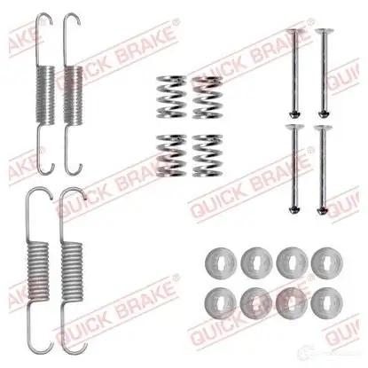 Ремкомплект колодок ручника QUICK BRAKE 1437697472 1050880 A6SQ EA8