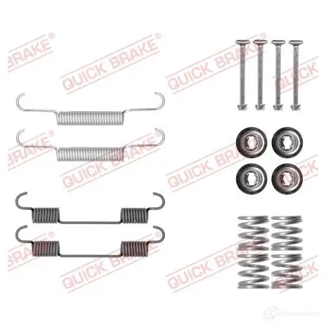 Ремкомплект колодок ручника QUICK BRAKE 1050897 2U0 BGGJ 1437697475