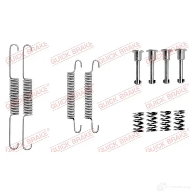 Ремкомплект колодок ручника QUICK BRAKE 1050826 1437697484 VV OVAU4