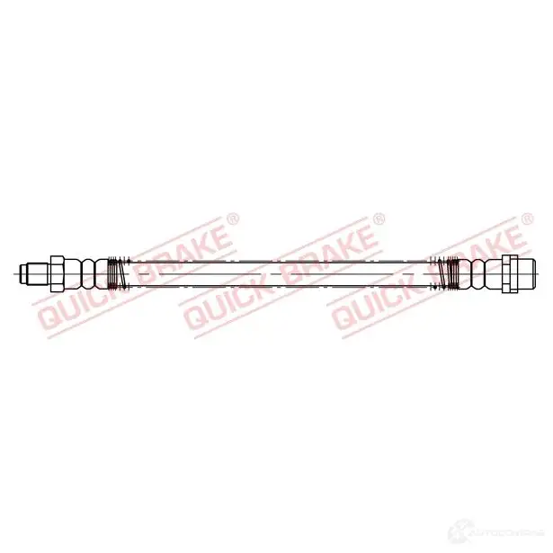 Тормозной шланг QUICK BRAKE 1437698111 0 6X3DLR 35500