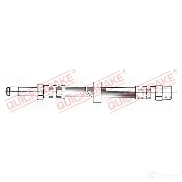 Тормозной шланг QUICK BRAKE N9I1 WEH 1437703820 32333
