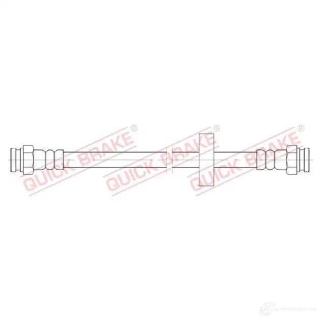 Тормозной шланг QUICK BRAKE 22110 1437703779 WM 49K изображение 0