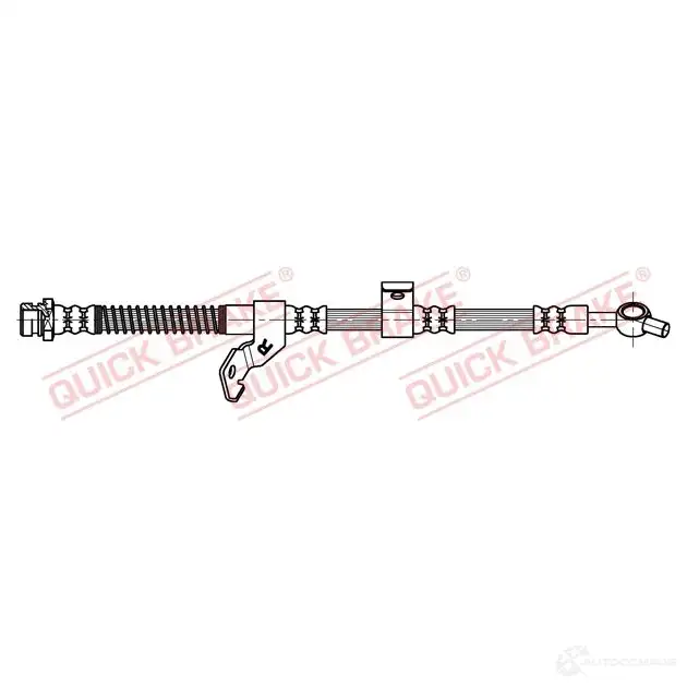 Тормозной шланг QUICK BRAKE Q9 M64 50897 1437702361