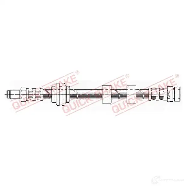 Тормозной шланг QUICK BRAKE 9CYU M 32986 1437698395 изображение 0