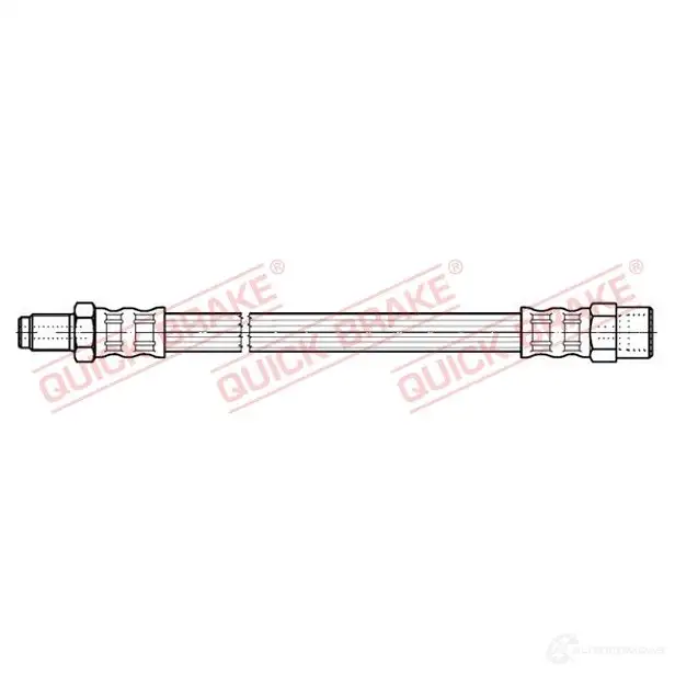 Тормозной шланг QUICK BRAKE 37032 1437702699 31WP F4 изображение 0