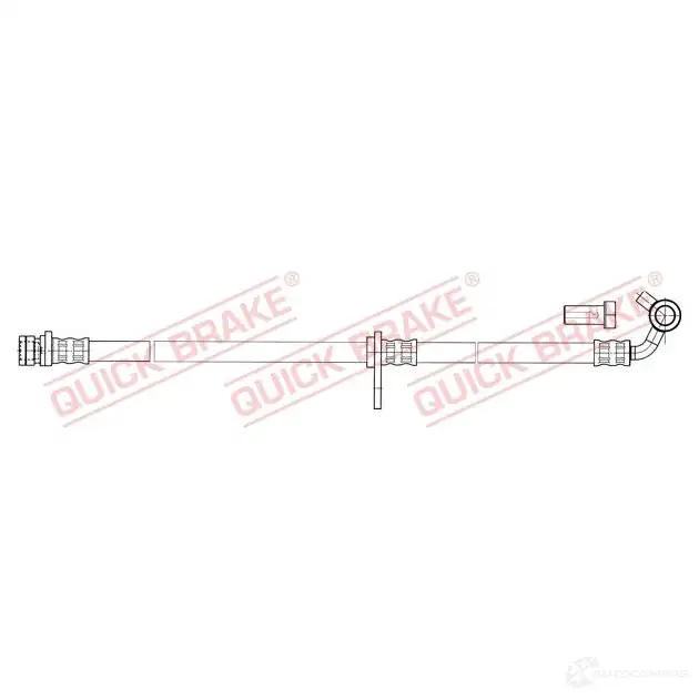 Тормозной шланг QUICK BRAKE A9W0 4Q 50843x 1437702401 изображение 0