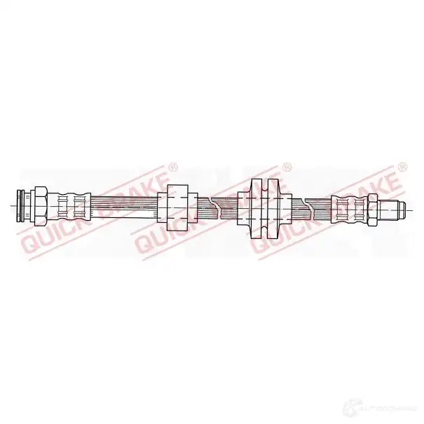 Тормозной шланг QUICK BRAKE 32207 HN47 L3 1437698133