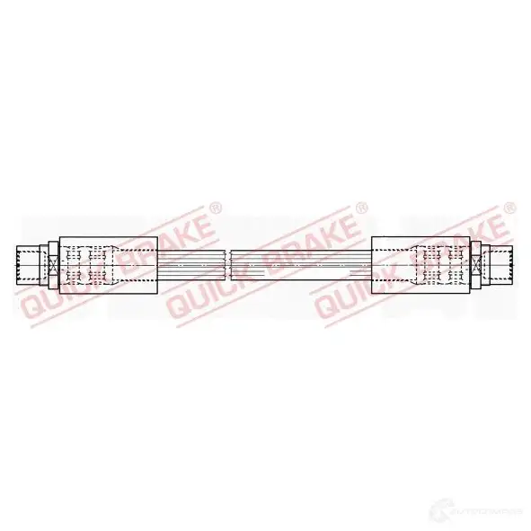 Тормозной шланг QUICK BRAKE TRUF5T 0 1437698113 22410