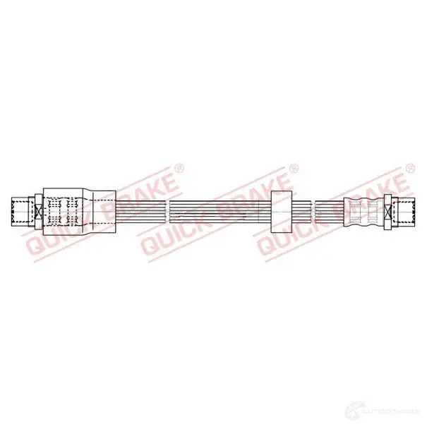 Тормозной шланг QUICK BRAKE 22413 KADP I0C 1437698397
