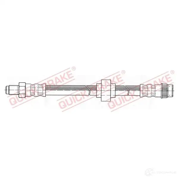 Тормозной шланг QUICK BRAKE 32987 X851V X 1437698401