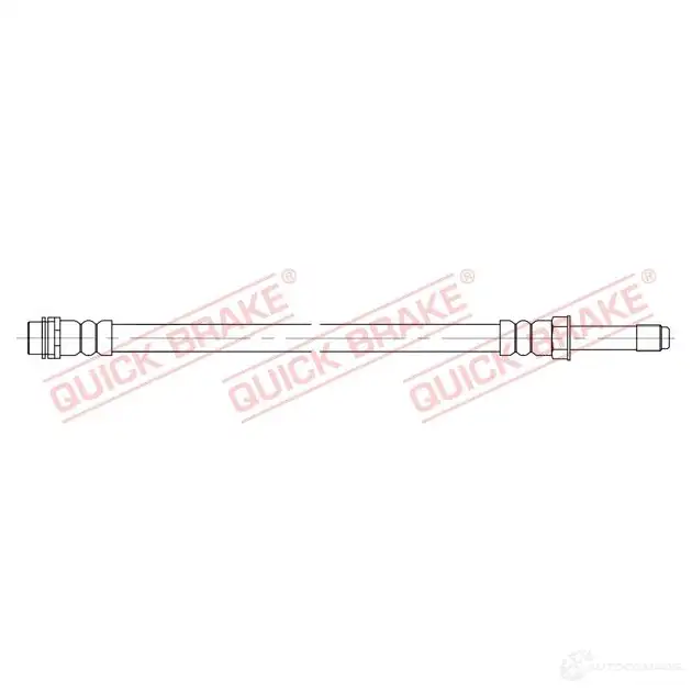 Тормозной шланг QUICK BRAKE 2LA AHXC 37041 1437698409