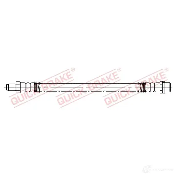 Тормозной шланг QUICK BRAKE 1437698540 32512 EV MRVY