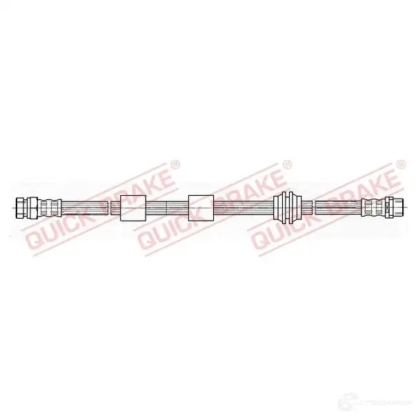 Тормозной шланг QUICK BRAKE 22917 BO0F D 1437698545