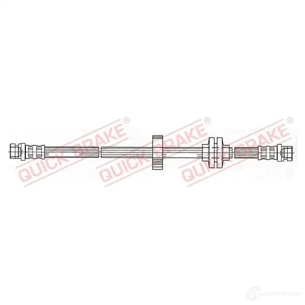 Тормозной шланг QUICK BRAKE 22918 0Z GN9SM 1437698543