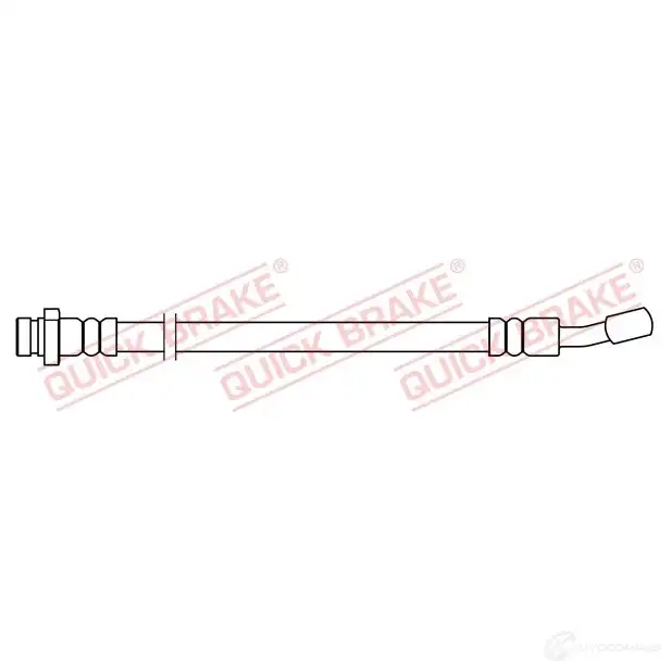 Тормозной шланг QUICK BRAKE 50075 4L4 MK 1437698727 изображение 0