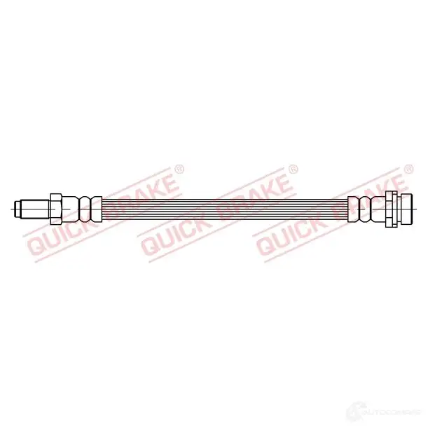 Тормозной шланг QUICK BRAKE B1F EL 37054 1437698333