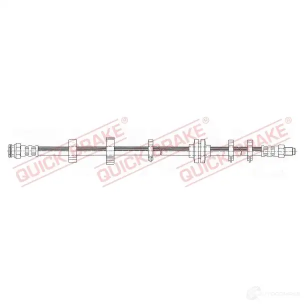 Тормозной шланг QUICK BRAKE WA HGG 32958 1437698954