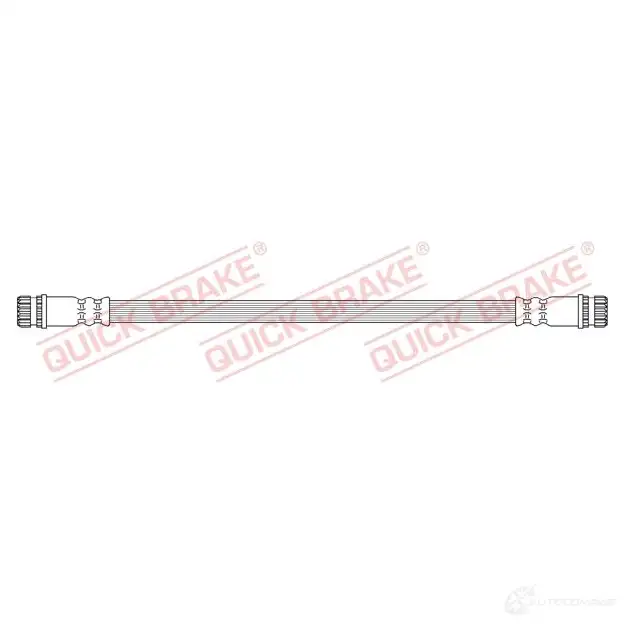 Тормозной шланг QUICK BRAKE 25040 1437701002 VC9 PNA