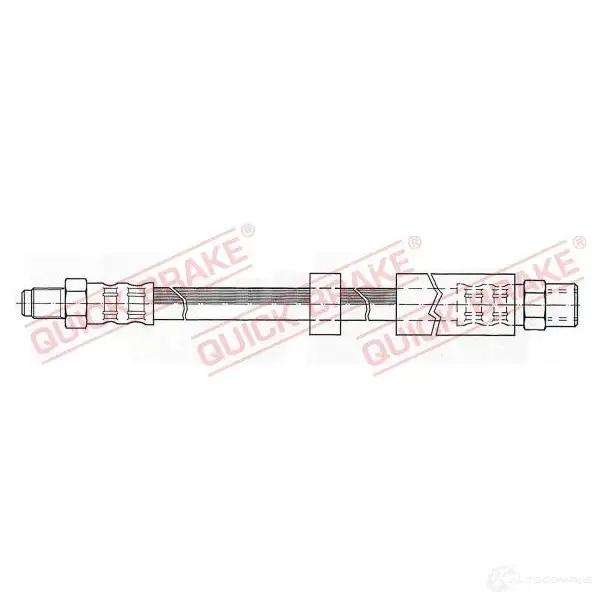 Тормозной шланг QUICK BRAKE 32988 M7 89PU 1437698751