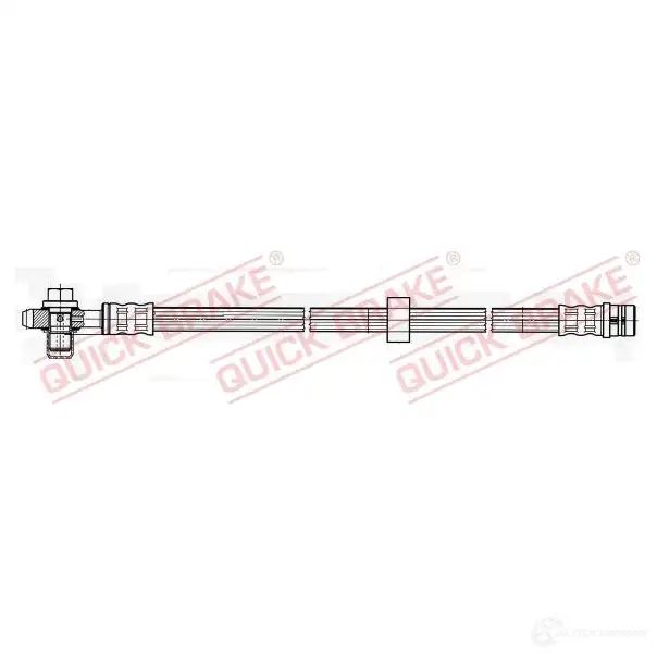 Тормозной шланг QUICK BRAKE NRPP 7R 50102x 1437700220