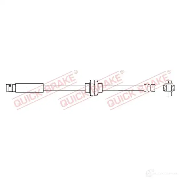 Тормозной шланг QUICK BRAKE 50203x HQ5 DD 1437704547