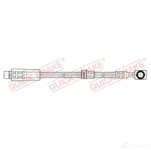 Тормозной шланг QUICK BRAKE 3 85RD 1437699188 58967