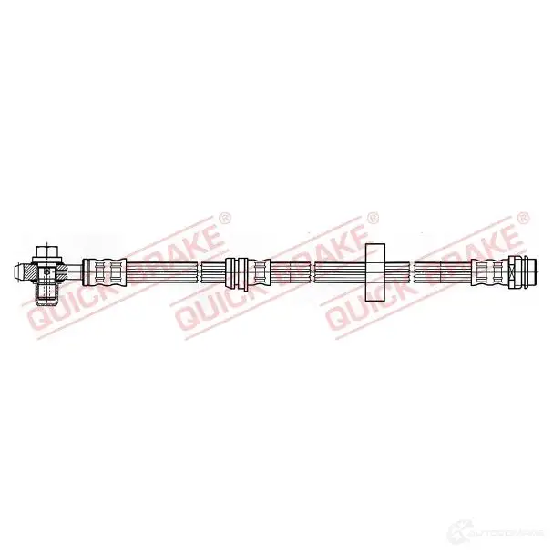 Тормозной шланг QUICK BRAKE S3 VV8F 1437698965 59951x